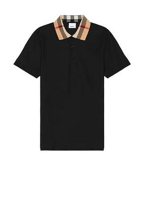 Burberry Cody Polo in Black - Black. Size L (also in M, S, XL, XXL).