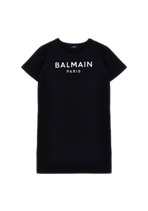 Balmain Kids Logo Print T-Shirt Dress