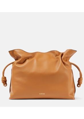 Loewe Flamenco Large leather clutch