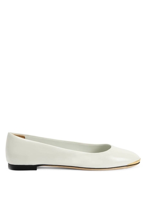 Giuseppe Zanotti Amur 2.0 Leather Ballerina Flats