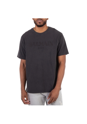 Balmain Vintage Logo Embroidered T-Shirt