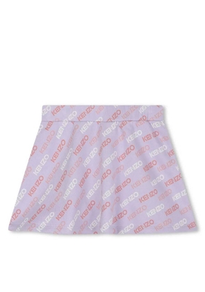 Kenzo Kids Monogram Print Mini Skirt