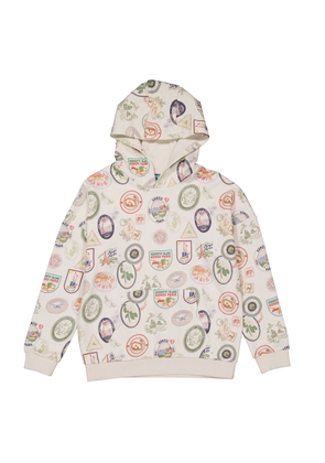 Kenzo Kids All-Over Graphic Print Cotton Hoodie