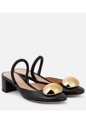 Gianvito Rossi Sphera 45 leather pumps