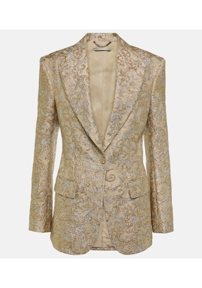 Stella McCartney Single-breasted brocade blazer