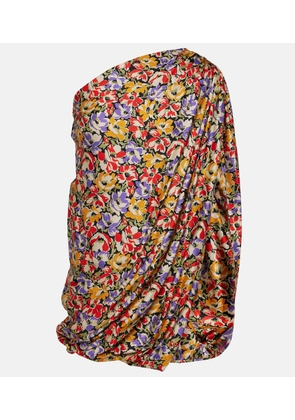Stella McCartney Floral one-shoulder minidress