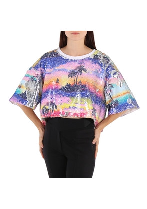 Ksenia Schnaider Hawaii Sequin Top