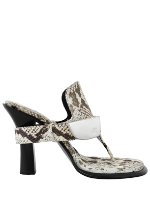 Burberry Equestrian Knight Motif Bay Sandals