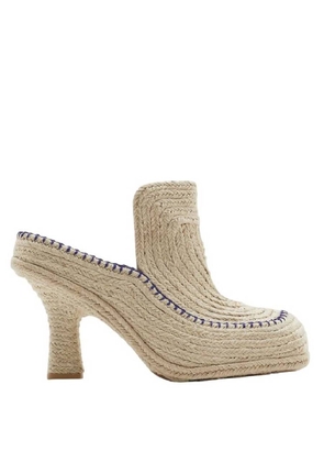 Burberry Highland Woven Cord Mules