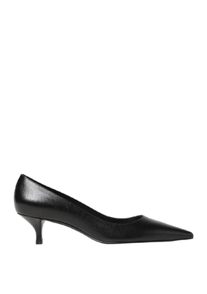 Stuart Weitzman Kitten Leather Pumps