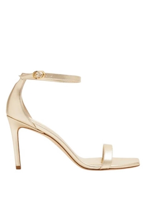 Stuart Weitzman Light Gold Nunakedcurve 85 Sandals
