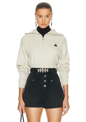 Isabel Marant Etoile Oxane Cardigan in Light Grey - Grey. Size 42 (also in ).
