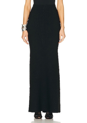 ALAÏA Long Skirt in Noir - Black. Size 40 (also in ).