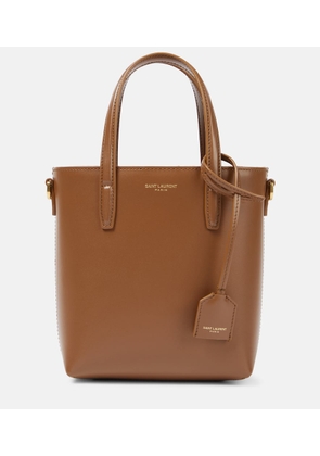 Saint Laurent Toy Shopping Mini leather tote bag