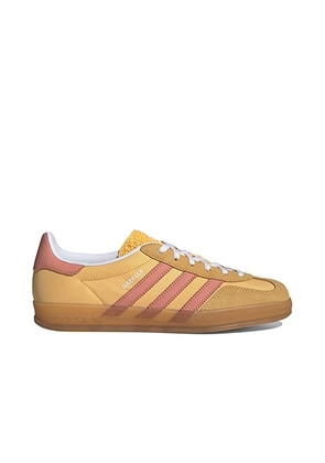 Adidas Originals Gazelle Indoor in Semi Spark, Wonder Clay, & White in Semi Spark  Wonder Clay  & Cloud White - Orange. Size 10 (also in ).