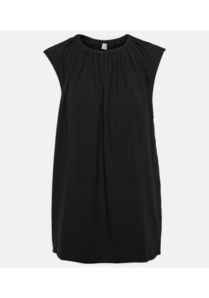 Toteme Gathered jersey top
