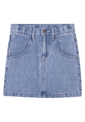 Little Marc Jacobs Rhinestone Denim Skirt