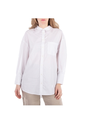 Anine Bing Stripe Mika Cotton Shirt