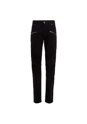 Balmain B Embossed Cotton Cargo Jean