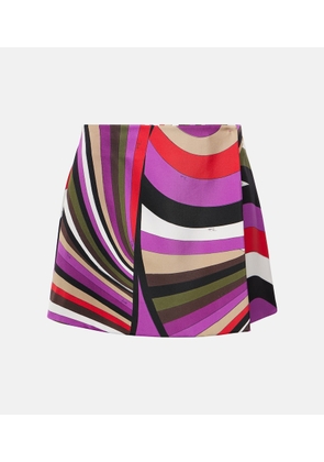 Pucci Iride silk miniskirt