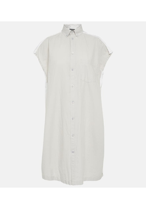 Balenciaga Oversized cotton shirt dress