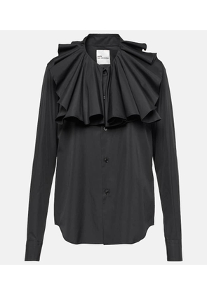 Noir Kei Ninomiya Ruffled cotton shirt
