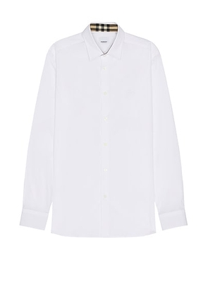 Burberry Sherfield Shirt in White - White. Size L (also in M, S, XL/1X, XXL/2X).