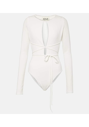 Tove Jennifer cutout crepe jersey bodysuit