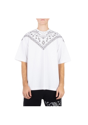 Marcelo Burlon Bandana Print Cotton T-Shirt