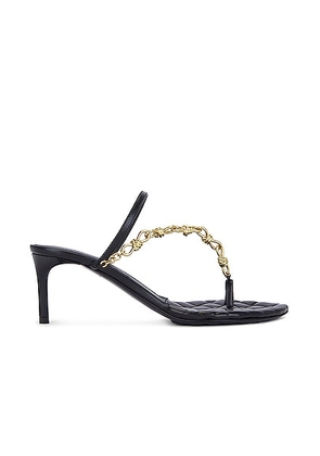 Bottega Veneta Leaf Sandal in Black - Black. Size 40 (also in 41).