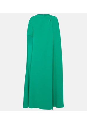 Valentino Cady Couture caped midi dress