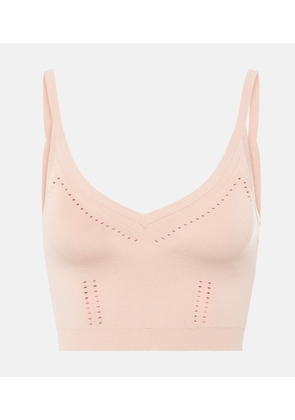 Max Mara Cropped knitted tank top