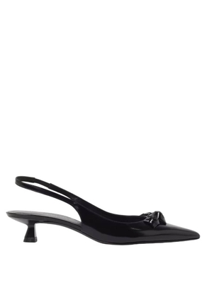 Stuart Weitzman Rosie 35 Leather Slingbacks