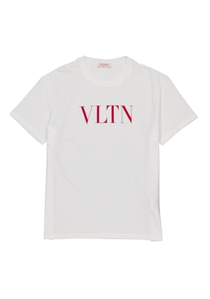 Valentino Mens Logo-Print Cotton T-Shirt