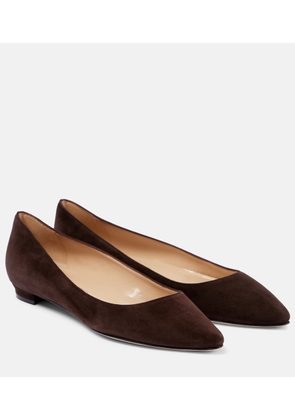 Manolo Blahnik Lanza BB suede ballet flats