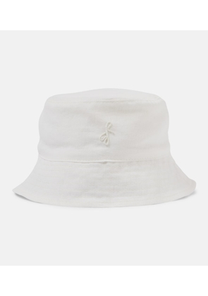 Ruslan Baginskiy Monogram linen bucket hat