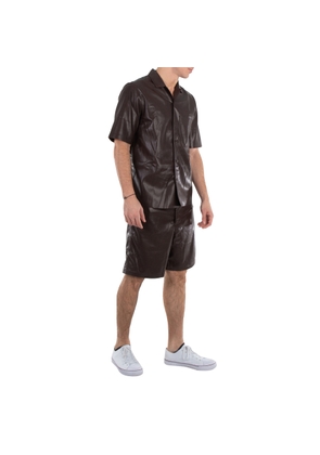 Nanushka Novan Leather Shorts