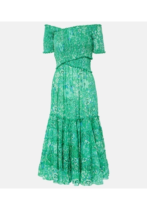 Poupette St Barth Soledad floral midi dress