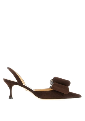 Mach & Mach Le Cadeau Bow Slingback Pumps