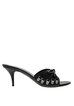 Balenciaga Cagole 70 Leather Mule Sandals