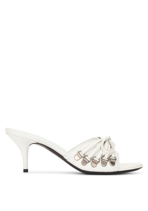 Balenciaga Cagole 70 Leather Mule Sandals