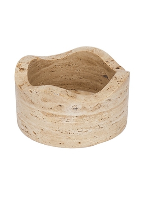Anastasio Home Hills Bowl in Travertine - Beige. Size all.