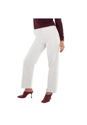 Bally Ladies Bone Cotton Denim Jeans