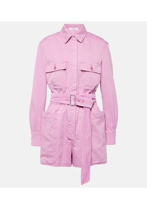 Max Mara Visiera cotton drill playsuit