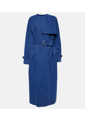 Max Mara Calao cotton canvas trench coat