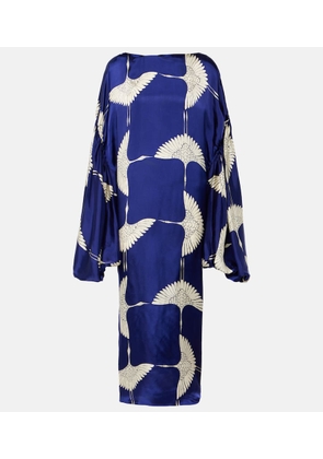 Khaite Zelma printed maxi dress