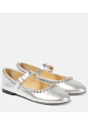 Mach & Mach Audrey leather ballet flats