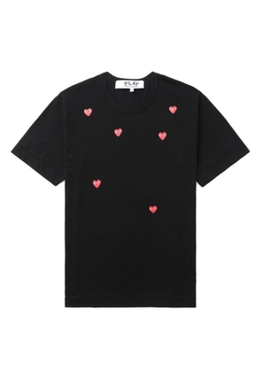 Comme Des Garcons Play Scattered Hearts Cotton T-Shirt