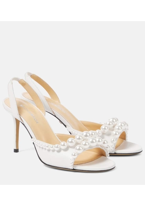 Mach & Mach Sirene embellished leather sandals