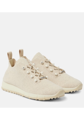 Jimmy Choo Veles knitted sneakers